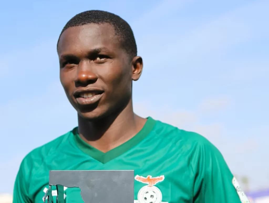 Salah satu pemain dari Zambia Salah satu pemain dari Zambia