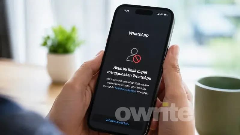 Ilustrasi WhatsApp diblokir. Ilustrasi WhatsApp diblokir.