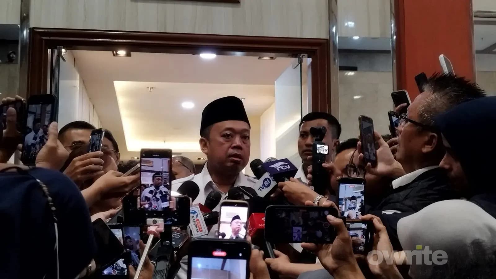 Menteri ATR Nusron Wahid di DPR, 21 September 2026. Menteri ATR Nusron Wahid di DPR, 21 September 2026.