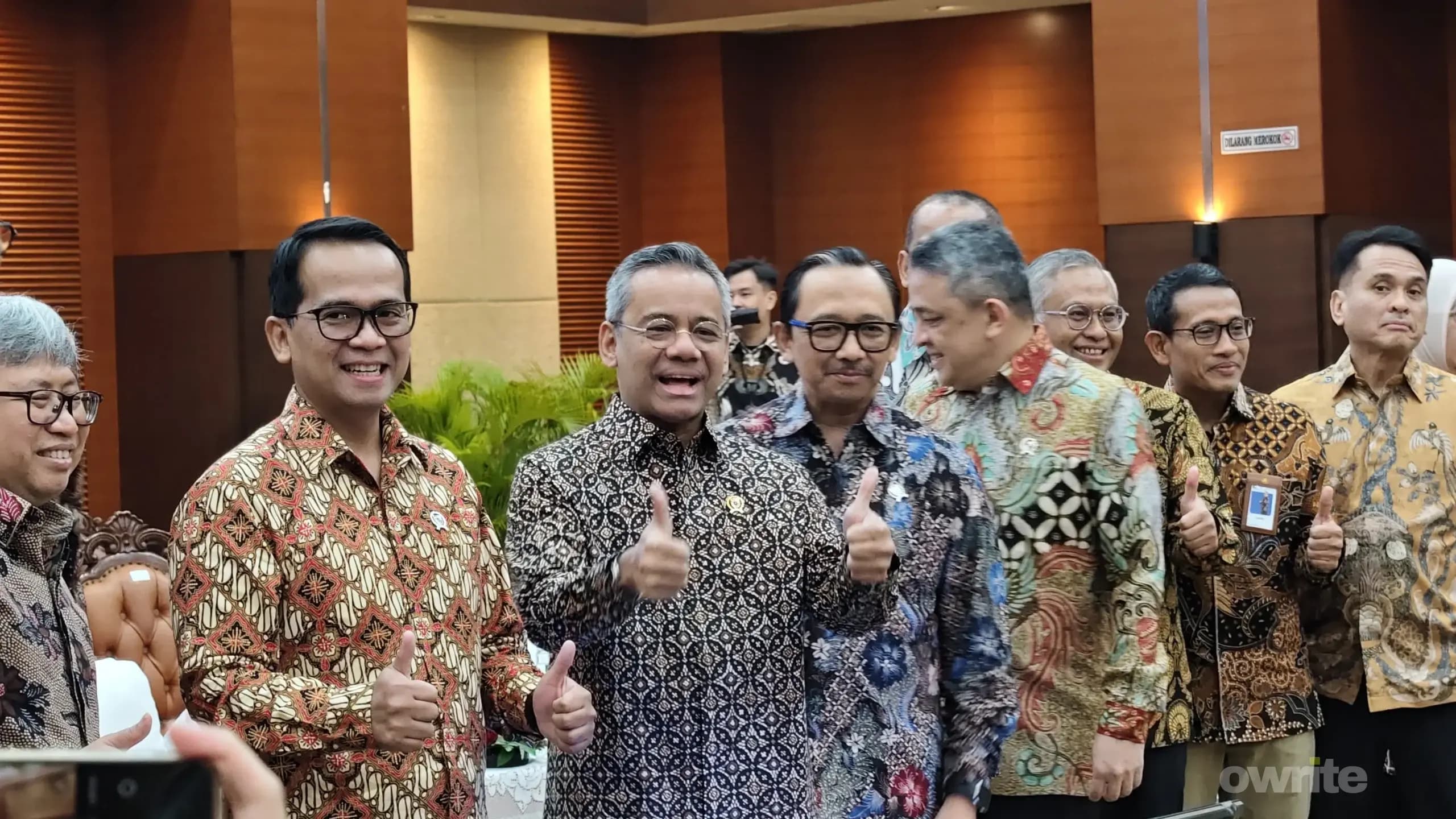 Menteri Keuangan Suahasil Nazara dalam konferensi pers APBN KiTA (Sumber: Owrite/Anisa Aulia) Menteri Keuangan Suahasil Nazara dalam konferensi pers APBN KiTA (Sumber: Owrite/Anisa Aulia)