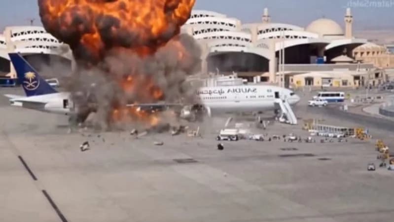 Serangan kelompok Houthi ke Bandara di Arab Saudi. (Foto: Istimewa). Serangan kelompok Houthi ke Bandara di Arab Saudi. (Foto: Istimewa).