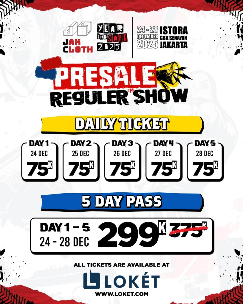Tiket JakCloth YES 2025